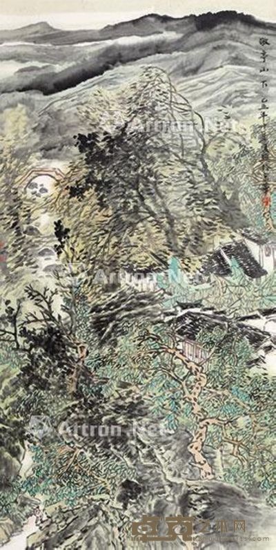 张复兴 敬亭山下 137.5×69.5cm