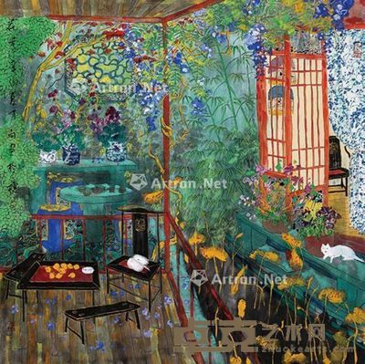 方向 花季 69×69cm