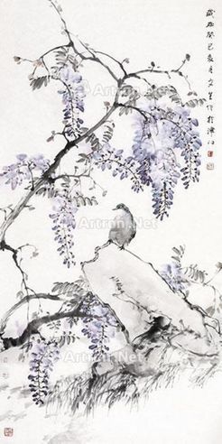 刘文生 紫藤小鸟