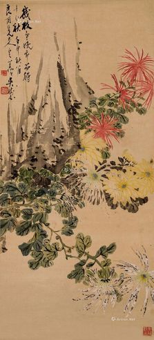 吴笠仙 富贵长春