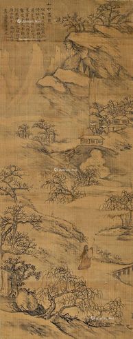 高凤翰 山中雪意