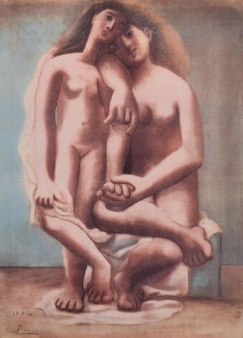 巴勃罗·毕加索 两个裸女