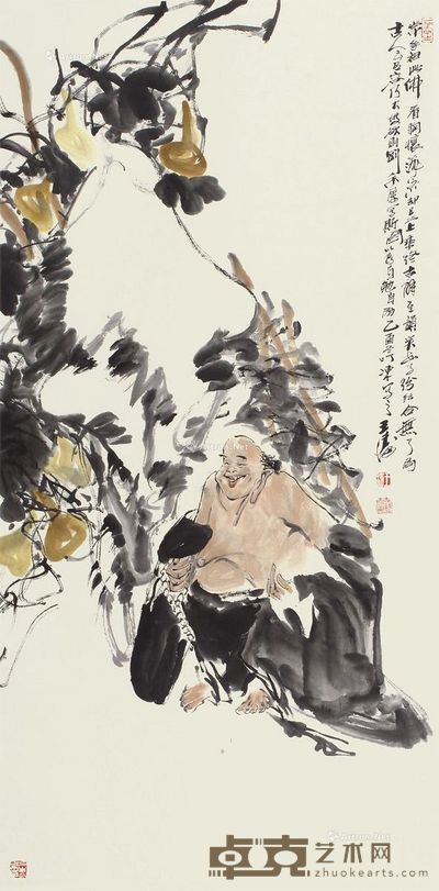 王涛 欢喜佛 138.5×68.5cm