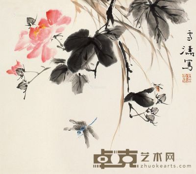 王雪涛 草虫 30×34cm