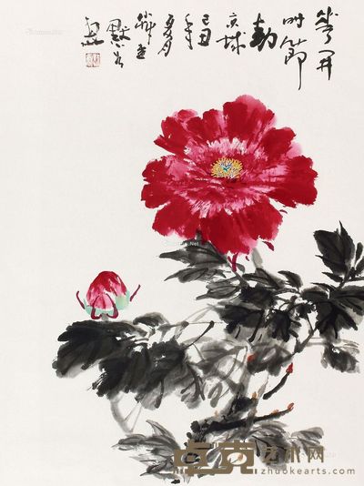 金默如 花开时节 68×45cm