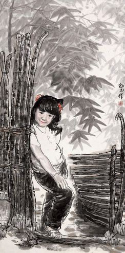 杨光 篱笆少女