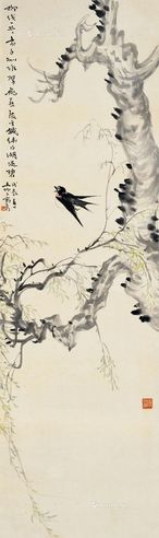 王师子 柳燕图