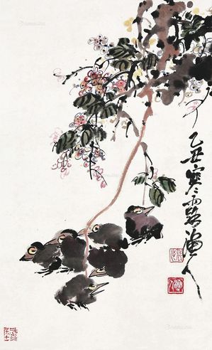 张立辰 花鸟