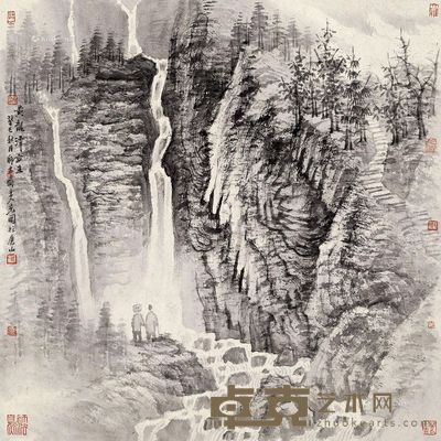 曾先国 黄龙潭 50×50cm