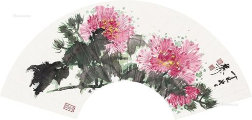 谢稚柳 芙蓉花