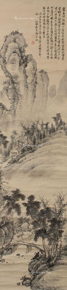 清 胡公寿山水图