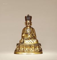 16世纪 铜鎏金噶玛巴