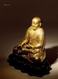 15世纪 铜鎏金帕木竹巴·多吉杰布像