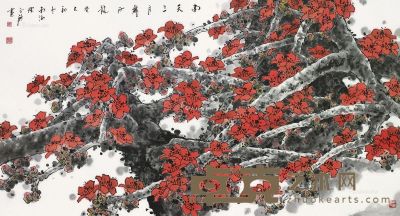 陈永锵 红棉 96×178.5cm