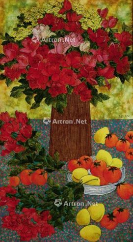 吴昊 瓶花水果