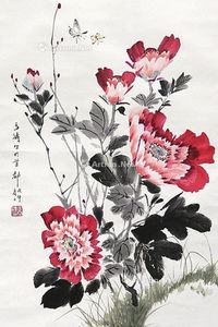 王雪涛 花蝶图