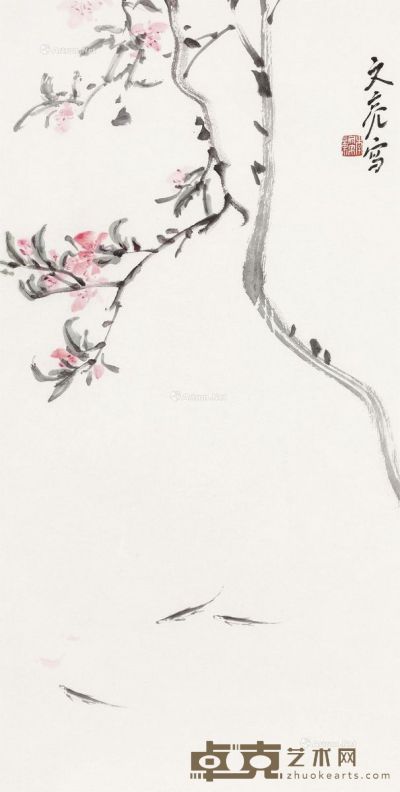 李文亮 花卉 68×33cm