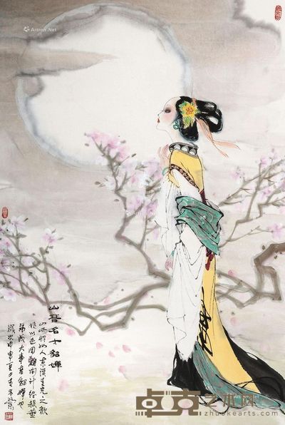 王木兰 貂蝉 101×68cm