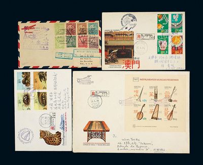 澳门八十年代至今邮票首日实寄封5巨册约500