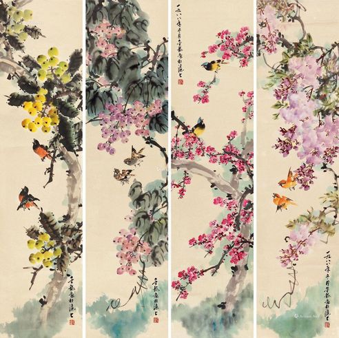 马金龙 花鸟