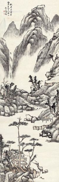 翁同龢 山水