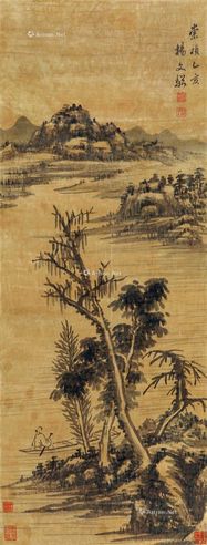 杨文骢 山水