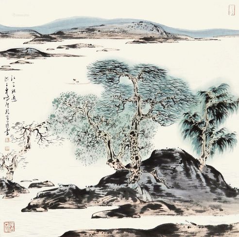 车鹏飞 山水