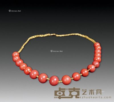 珊瑚项串 (一件) --