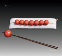 珊瑚鎏头饰 （一件）