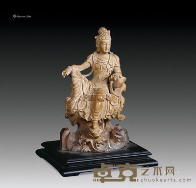 石雕 自在观音 （一件） 高12.3cm
