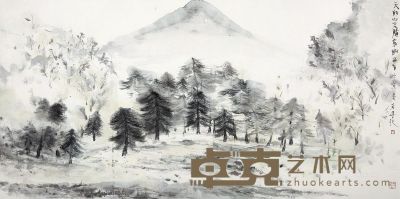 毕学军 天门山 68×137cm