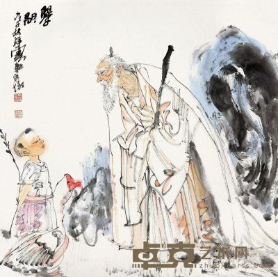 马援 学问 68×68cm