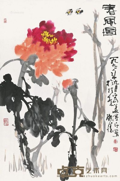 黄格胜 春风图 69×45cm