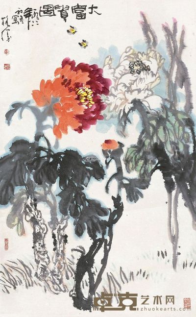 黄格胜 大富贵图 86×52cm