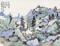 林容生 后源村小景