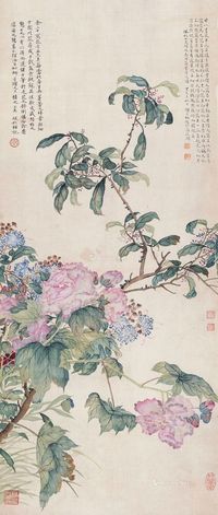 陈佩秋 花卉