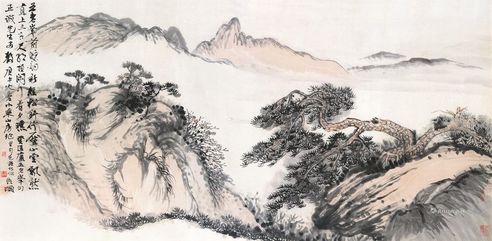 吴灏 山水