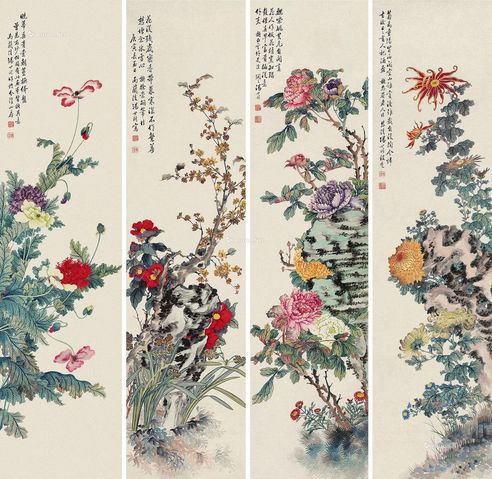 汤世澍 花卉