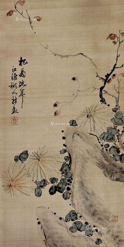 李钟豫 指画花卉