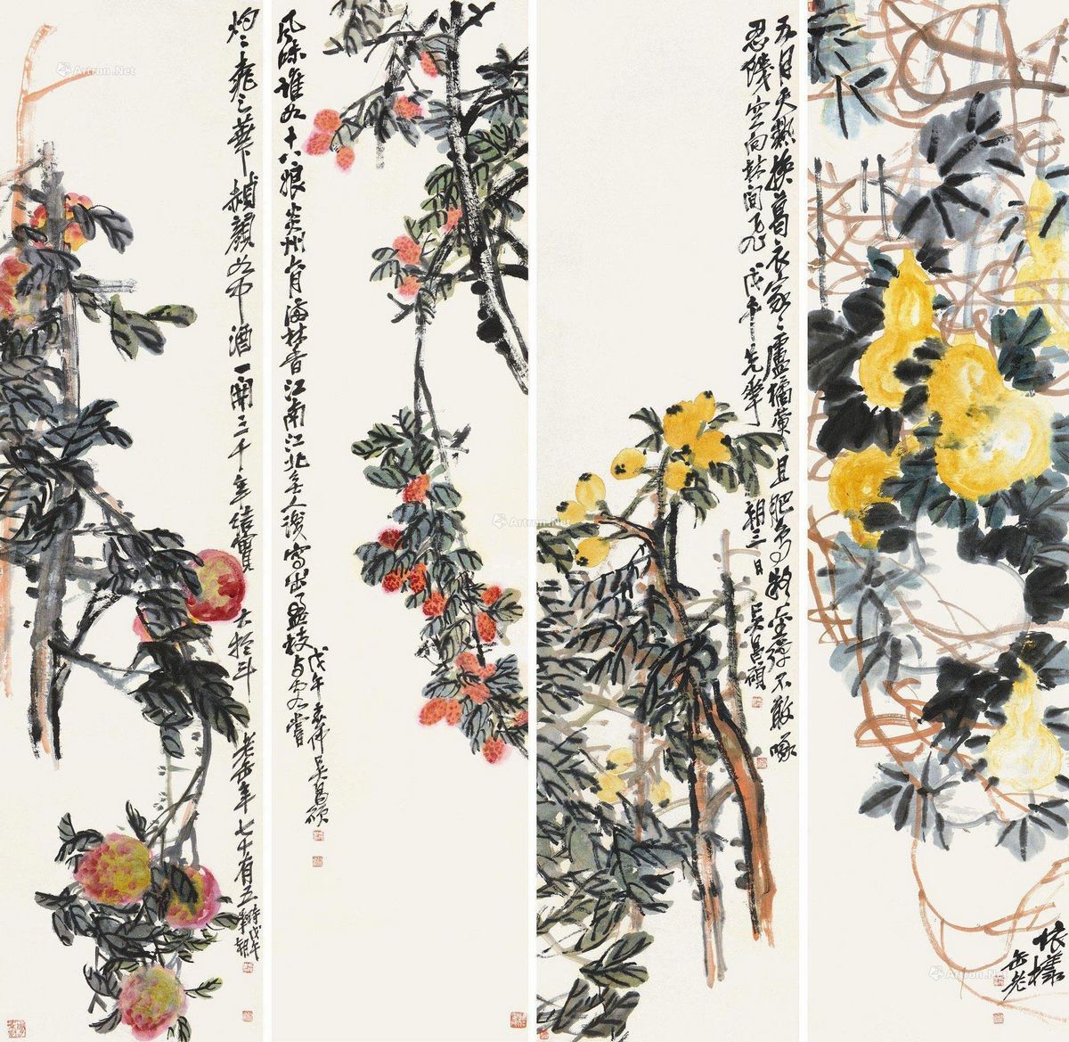《依样葫芦》写葫芦满架