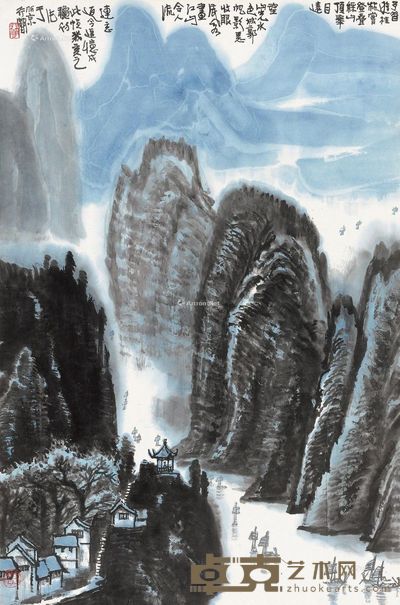 李行简 桂林山水 68×45.5cm