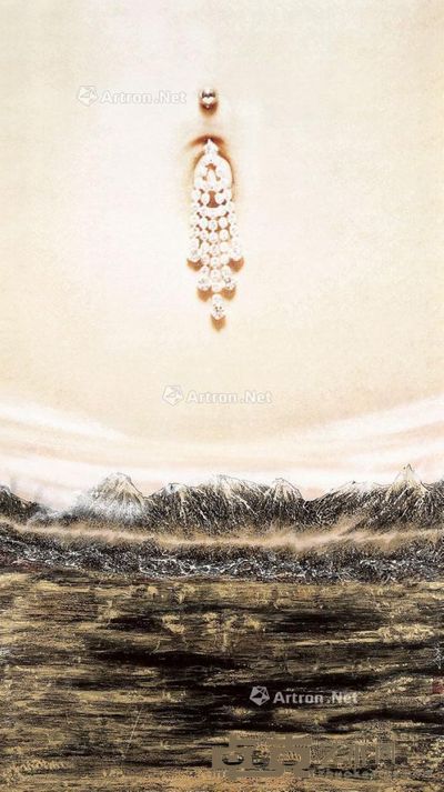 吴奇 再生 136×68cm