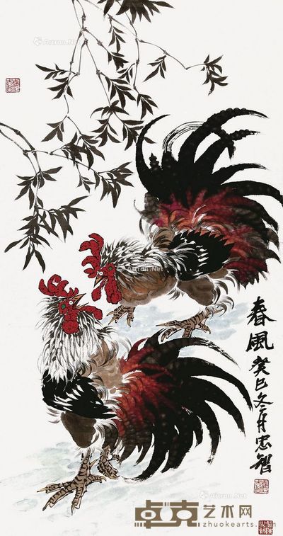 梅忠志 春风 138×70cm