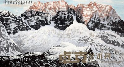 李兵 雪山 179×96cm