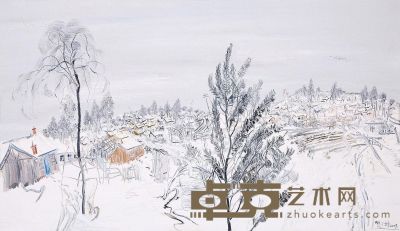 赵开坤 雪景 70×120cm