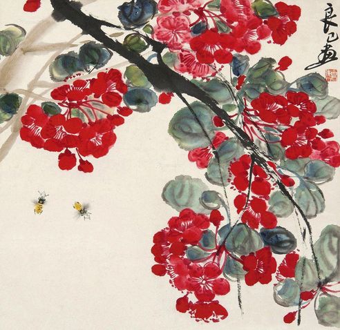 齐良巳 红花蜜蜂