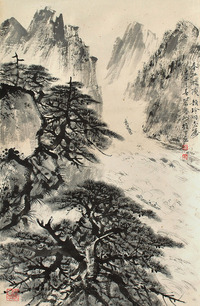 黎雄才 山水