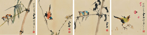 赵少昂 花鸟
