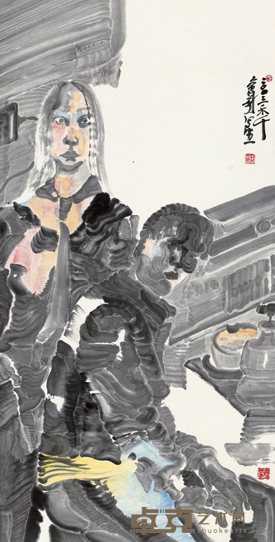 周京新 女人 138×69cm