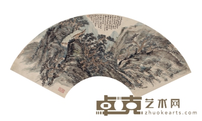 姚 华 松山清风图 70.5×24cm